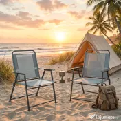 Outsunny scaun pliabil compact pentru terasă | Aosom Romania 