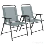 Outsunny scaun pliabil compact pentru terasă