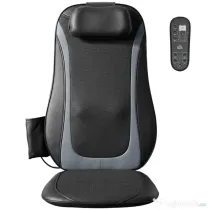 HOMCOM Scaun de Masaj cu Încălzire, Shiatsu și Frământare pentru Spate, Vibrație pentru Șolduri și Coapse, Negru | Aosom Romania