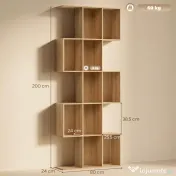 HOMCOM Divizor elegant cu design zigzag | Aosom Romania 