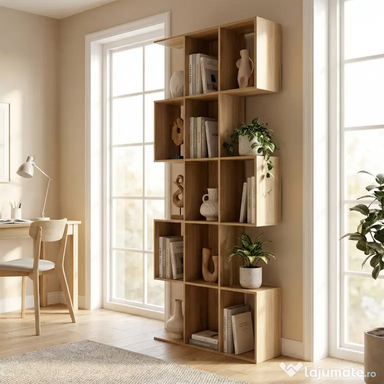 HOMCOM Divizor elegant cu design zigzag