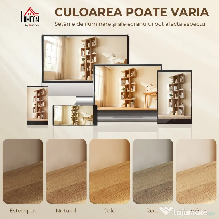 HOMCOM Divizor elegant cu design zigzag