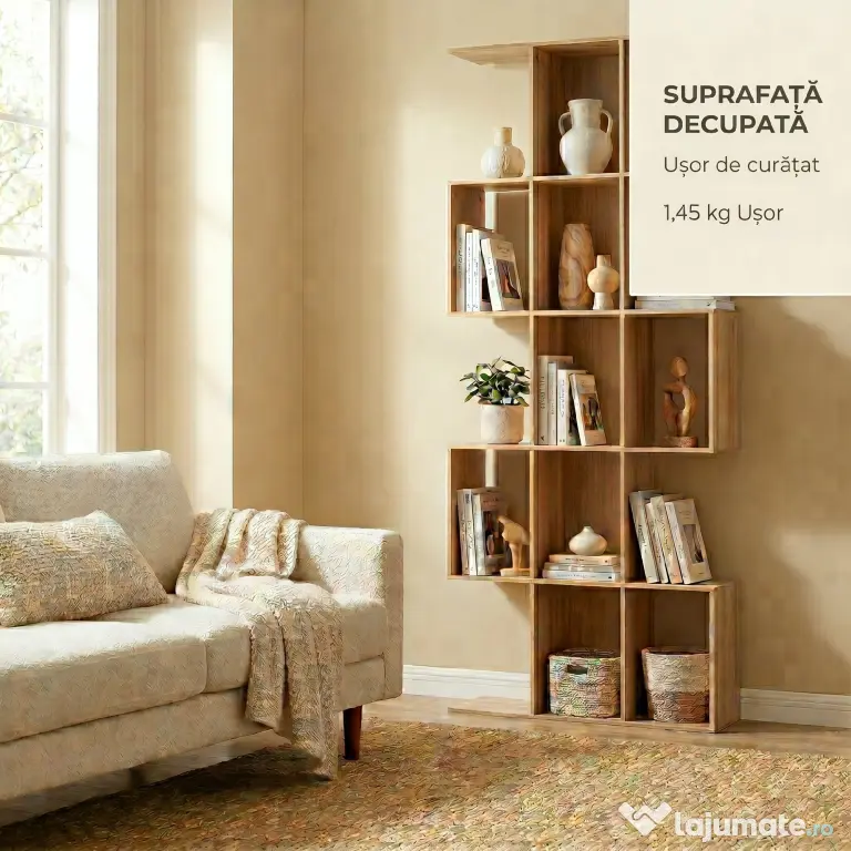 HOMCOM Divizor elegant cu design zigzag