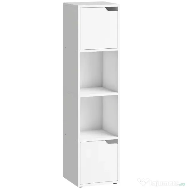 HOMCOM coloană raft îngustă economisire spațiu