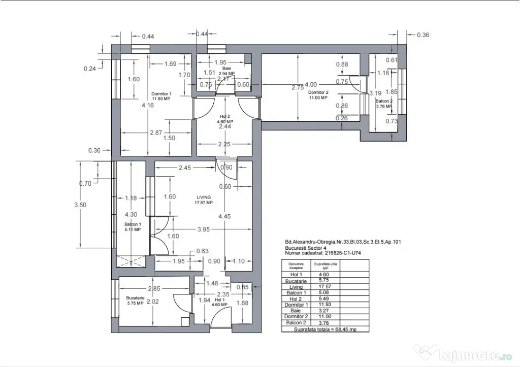 Particular - vand apartament 3 camere / Bd Alex Obregia