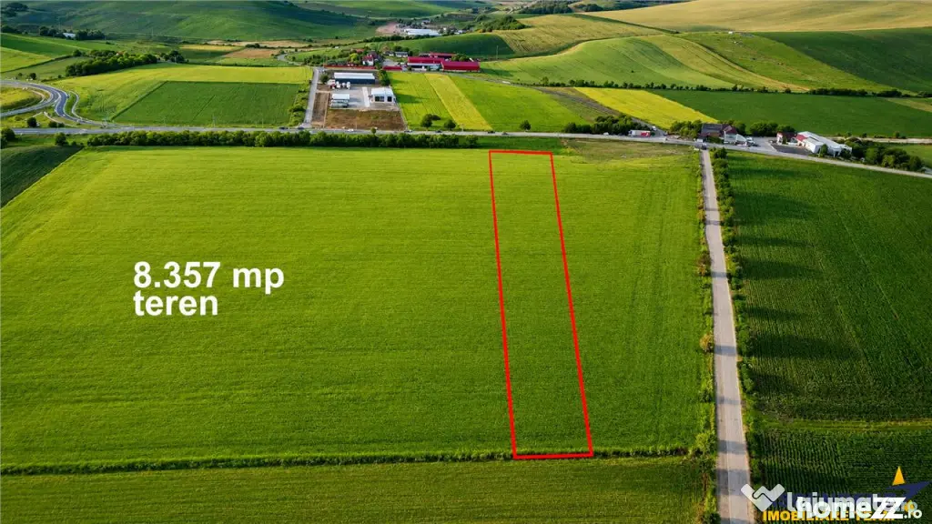 Teren logistic 8.397 mp, Ludus: Vizibilitate si acces direct