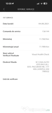 Vand Mazda 3 Hatchback, Primul proprietar,motorizare 2.0 benzina Skyactiv-G 