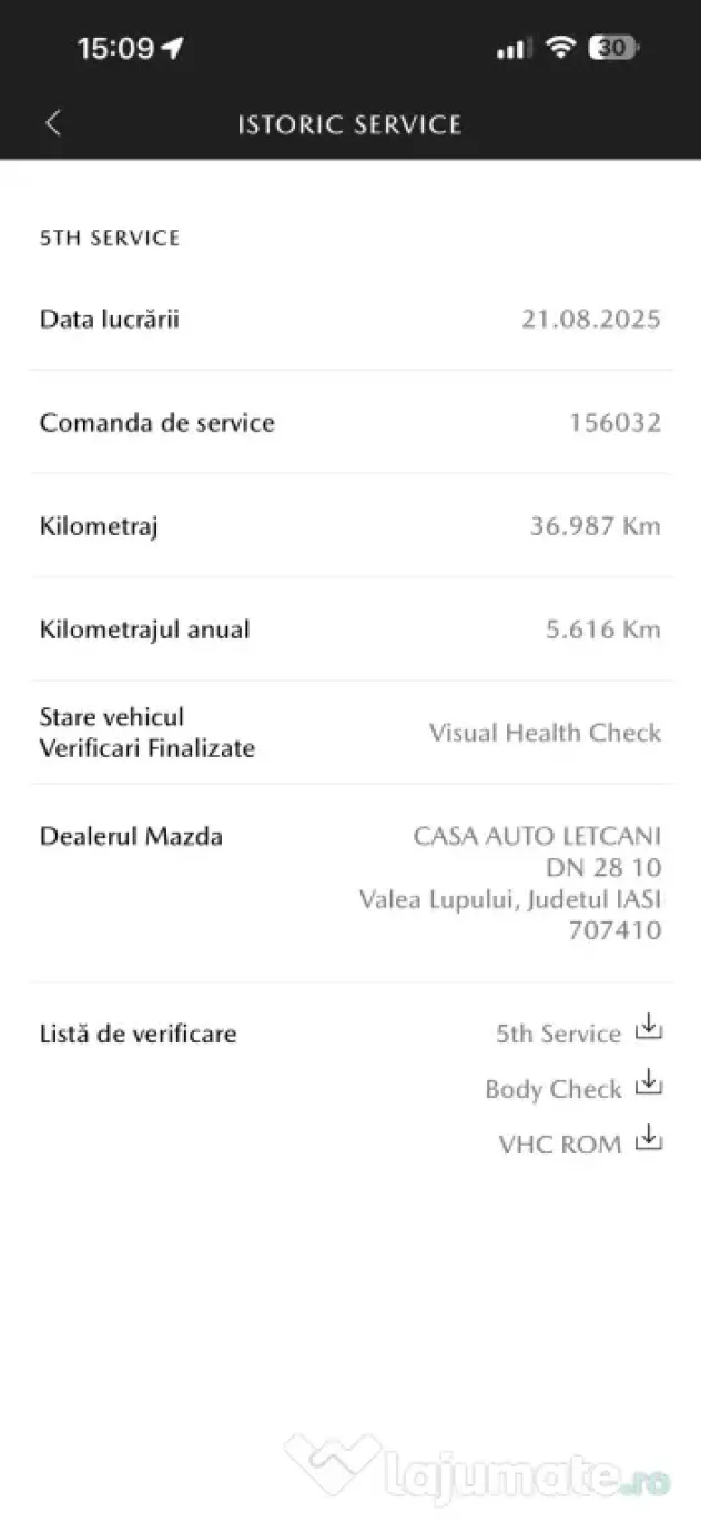 Vand Mazda 3 Hatchback, Primul proprietar,motorizare 2.0 benzina Skyactiv-G