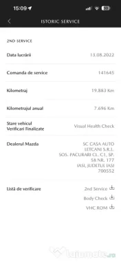 Vand Mazda 3 Hatchback, Primul proprietar,motorizare 2.0 benzina Skyactiv-G 