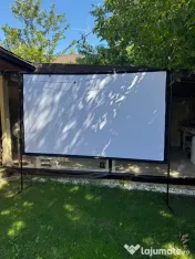 Ecran proiectie videoproiector 120 inci diagonala 3m