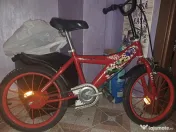 Vând bicicleta +trotineta fetita 6-8 ani 