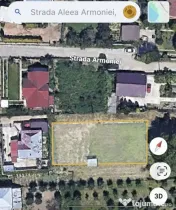 Teren 648 m2 intravilan Stefanesti Strada Armoniei 