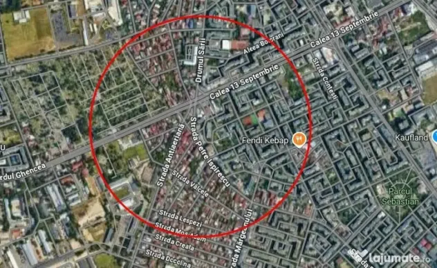 Teren 250 mp, deschidere 10m, Antiaeriana, casa demolabila