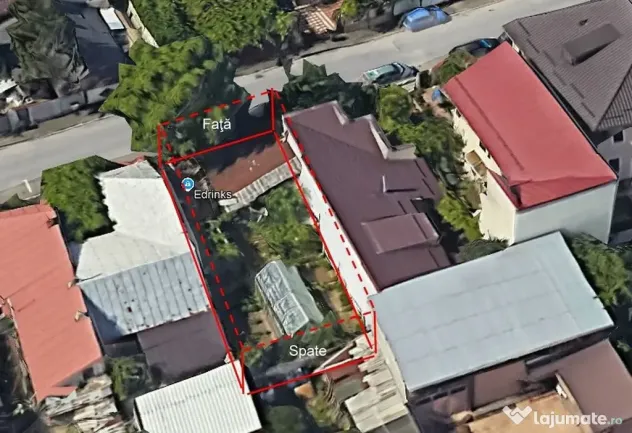 Teren 250 mp, deschidere 10m, Antiaeriana, casa demolabila