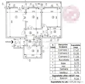 3 camere decomandat, 5/10, 70mp-Drumul Taberei 