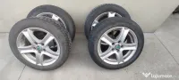 Jante vw, seat, audi , golf, skoda 5x100 aliaj si anvelope uniroyal 195 55 15