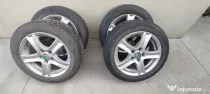 Jante vw, seat, audi, golf, skoda  5x100 aliaj si anvelope uniroyal 195  55 15