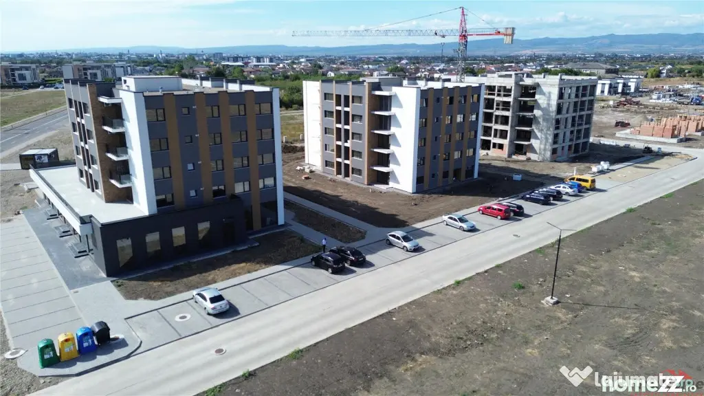 Apartament studio, 55 mp utili, geam la baie, comision 0% - Focsani (Vrancea)
