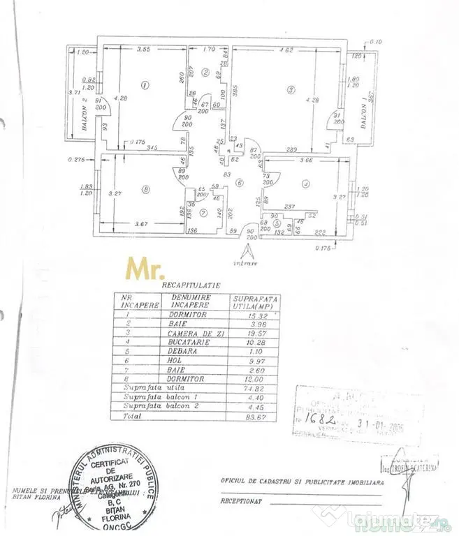 Apartament 3 Camere în Găvana - Decomandat și Luminos - 83 totali - Pitesti (Arges)