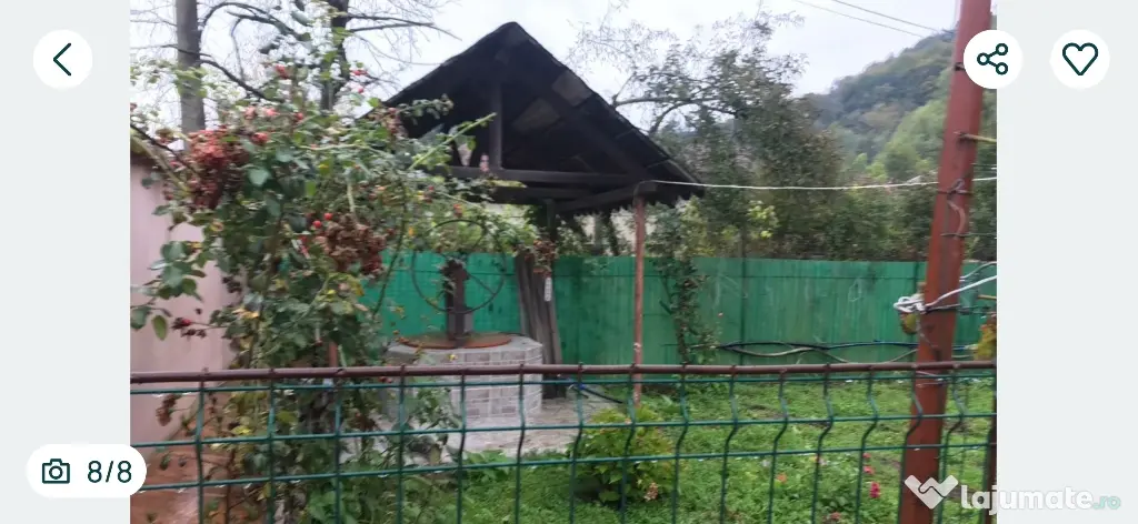 Vând casa situată în zona pitoreasca de munte