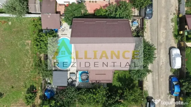 CASA INDIVIDUALA CU PISCINA - COMUNA BERCENI