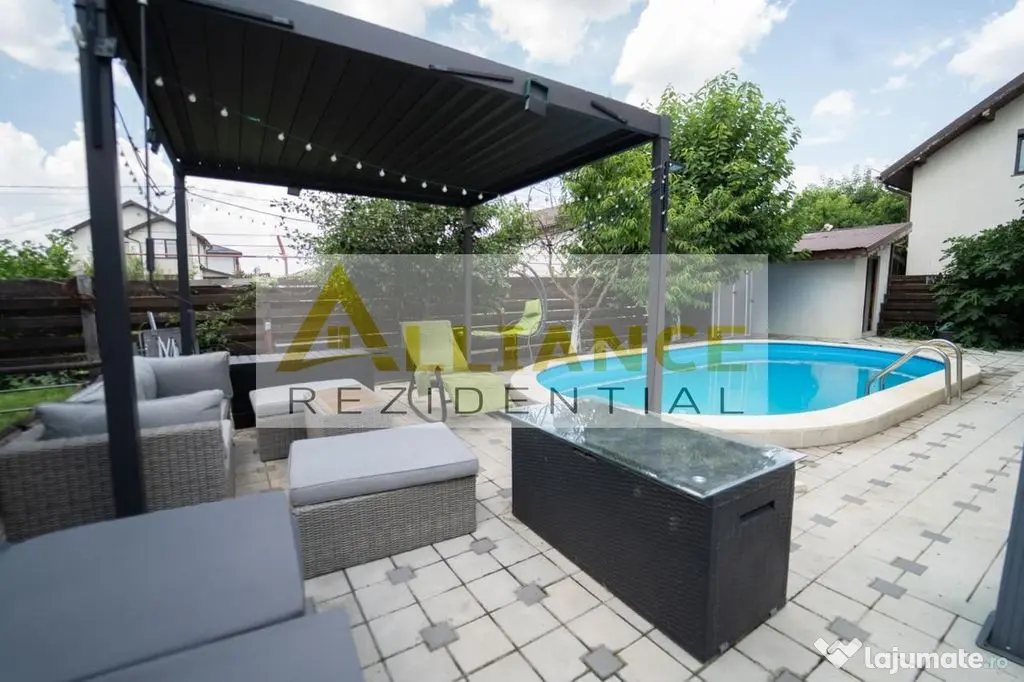 CASA INDIVIDUALA CU PISCINA - COMUNA BERCENI