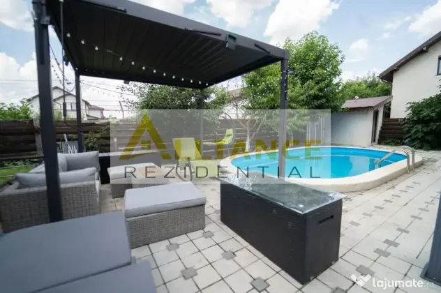 CASA INDIVIDUALA CU PISCINA - COMUNA BERCENI