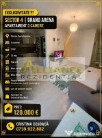 Sector 4 Grand Arena Apartament 3 camere 2 bai Mobilat si...