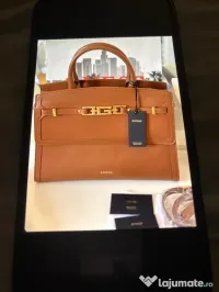 geanta guess piele maro mare noua 