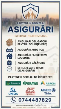 Broker Asigurări RCA / CASCO / PAD / Locuință / Călătorie – Consultanță Gratuită