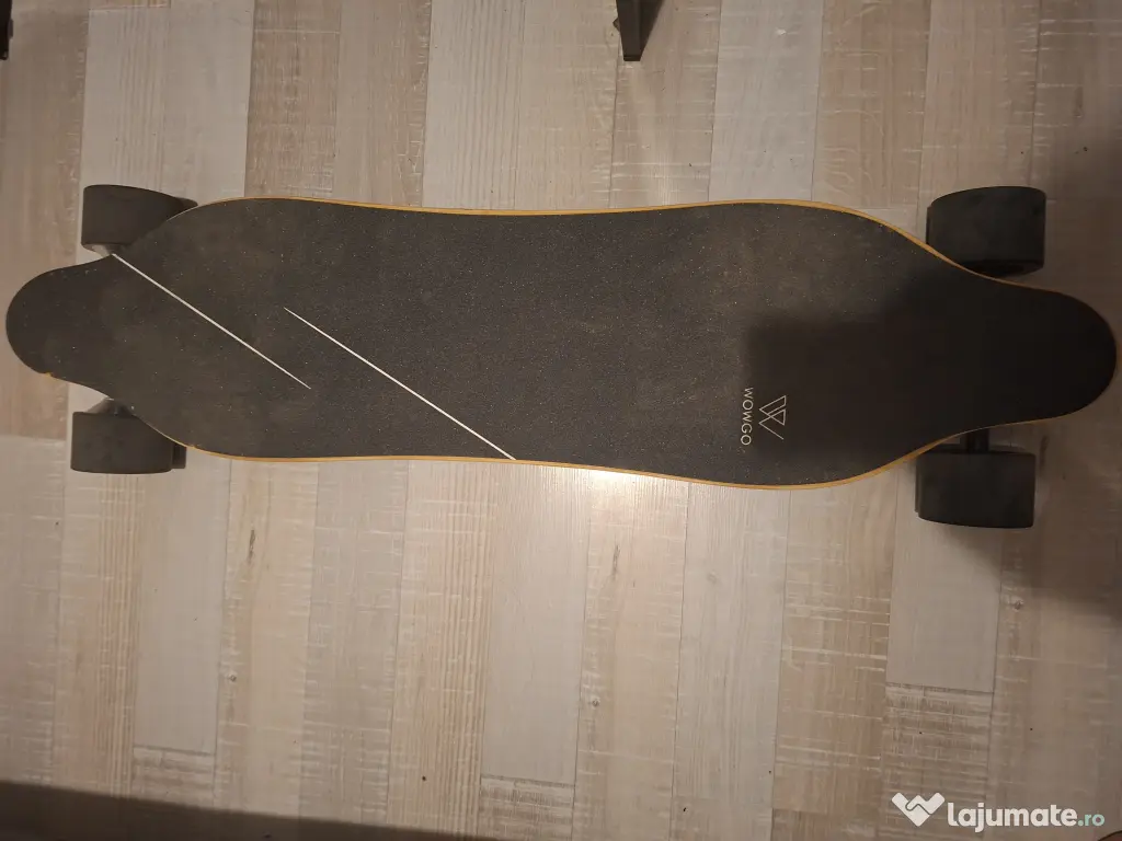 Skateboard Electric WowGo 3 Black Longboard – Ca Nou, Doar 150 km