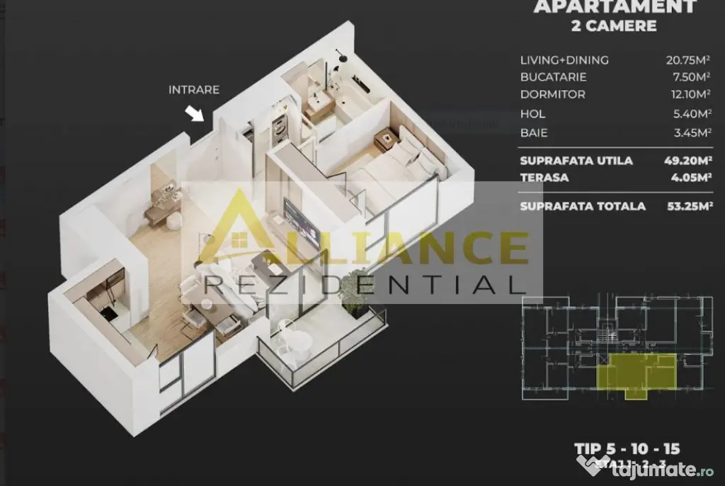 AME Residence Apartamente incalzire in pardoseala