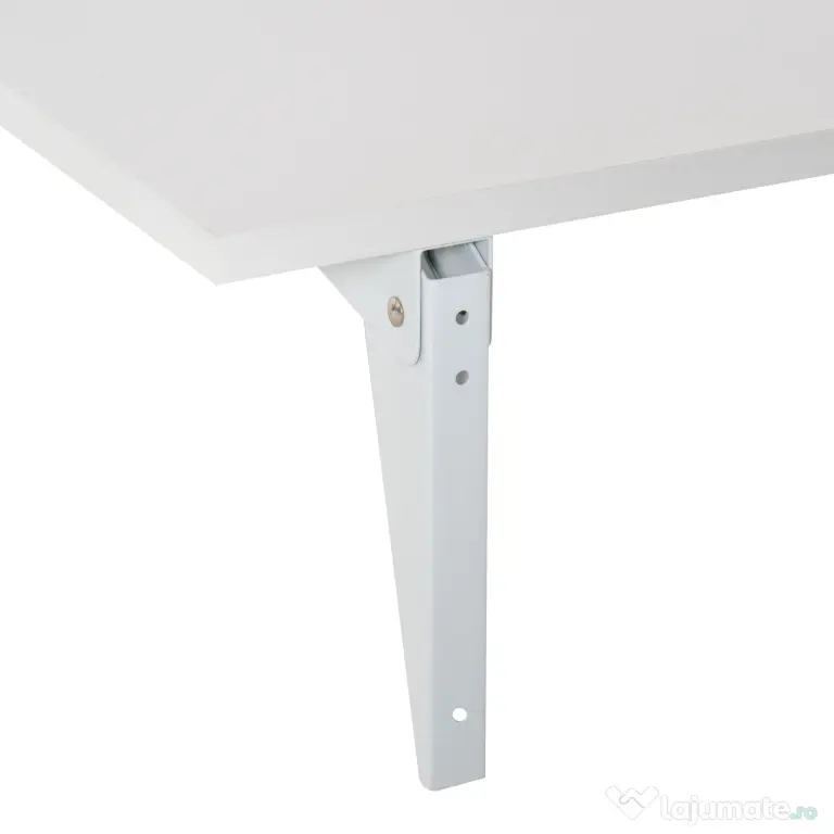 Homcom Masuta Perete Rabatabila – MDF & Metal, Ideala pentru Spatii Mici