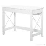 HOMCOM, Birou de Studiu, Stil Modern, MDF, Metal, 105x50x76 cm, Alb