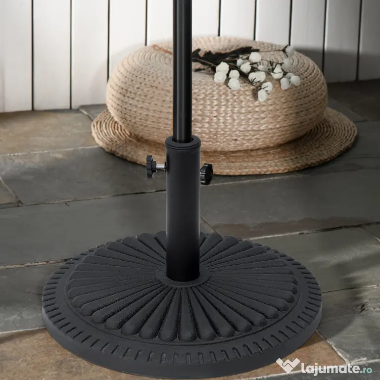 Outsunny Baza Rotunda Umbrela Gradina 15 kg