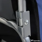 Remorcă de bicicletă PawHut 50cm, impermeabilă, gri albastru 