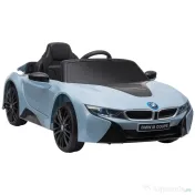 HOMCOM Licensed BMW i8 Coupé Masina Electrica, Telecomanda, MP3, Baterie pentru 3-8 Ani 