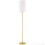 HOMCOM Lampadar cu Abajur din In și Dulie E27, In și Oțel, 25,5x25,5x157 cm, Auriu 