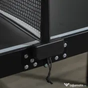 SPORTNOW Masă Pliabilă de Ping Pong cu Fileu și Mâner 