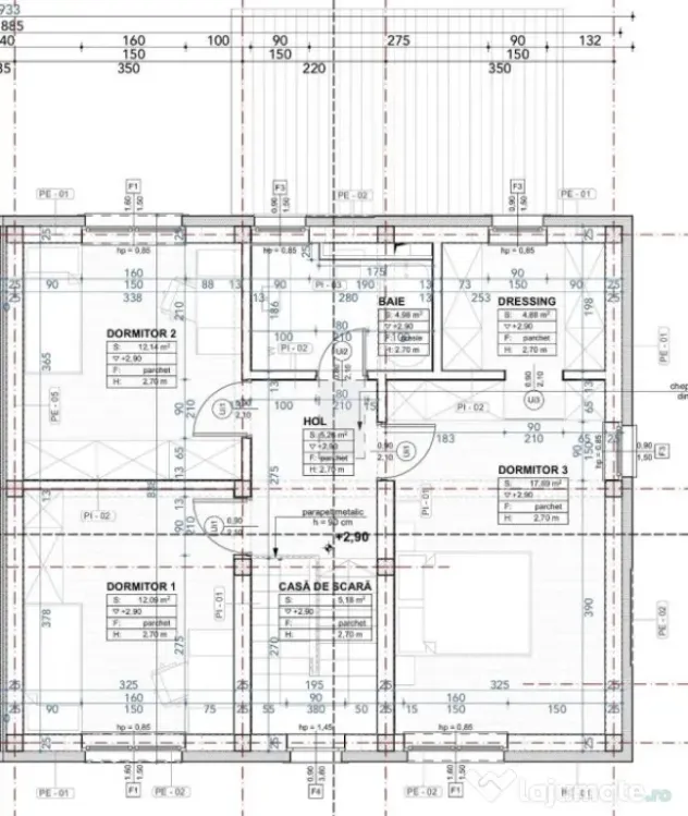 Duplex NZEB 4 CAM, SU 123.27 MP, TEREN 566 mp in CHINTENI