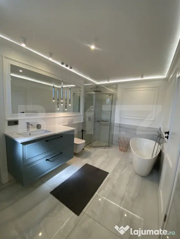 Penthouse de inchiriat, 100 mp utili, garaj+terasa si privel