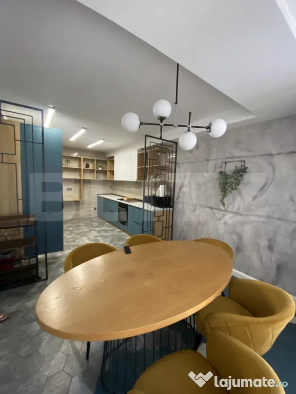 Penthouse de inchiriat, 100 mp utili, garaj+terasa si privel