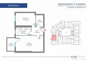 Metrou Pacii / Preciziei | Militari - 2 Camere | 58.2 mp ... 