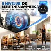SPORTNOW bicicletă orizontală recumbentă pentru uz casnic