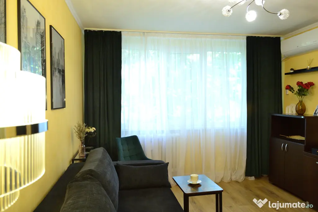 Inchiriez apartament 2 camere Moderne Drumul Taberei 4 min. Metrou Valea Ialomiței Etaj 2/4