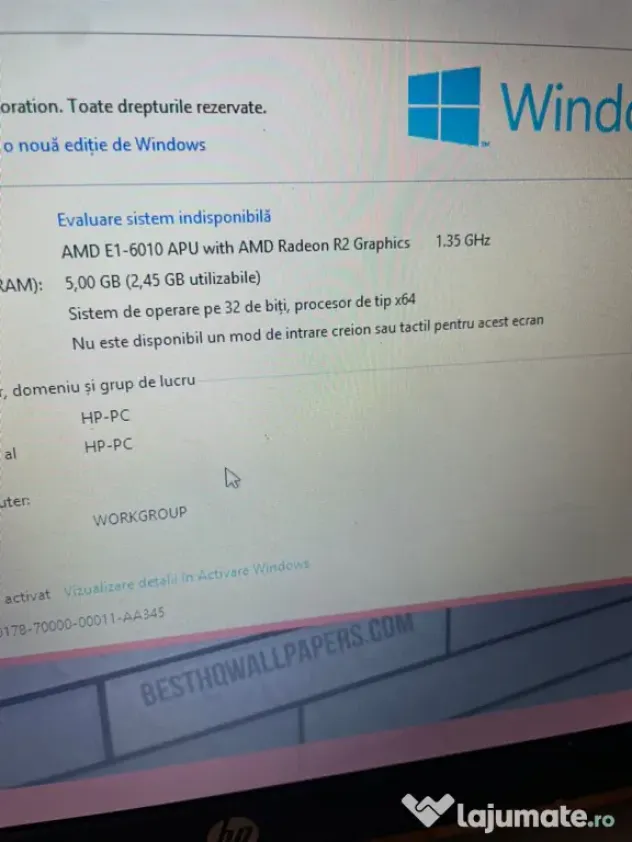 Laptop HP Slim Display 17,3 Led,5gb ram m.