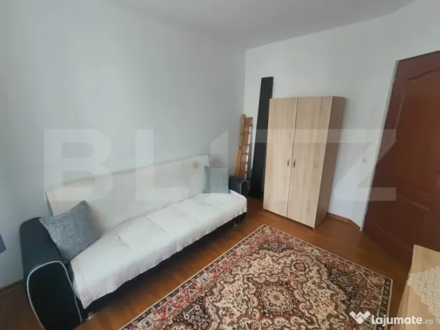 Apartament cu doua camere, mobilat, etaj 2, strada Florilor