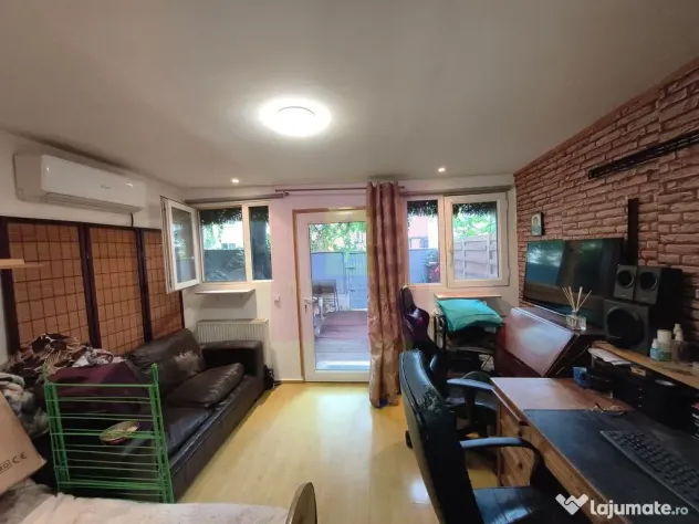 Studio cu curte proprie de 25 mp, lângă Parcul IOR