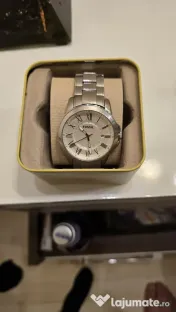 Ceas FOSSIL bărbatesc, quartz, brățara originală .