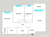 DUMBRAVITA - LIPOVEI - LIFT - 3 CAMERE - 2 BAI - CENTRALA PR